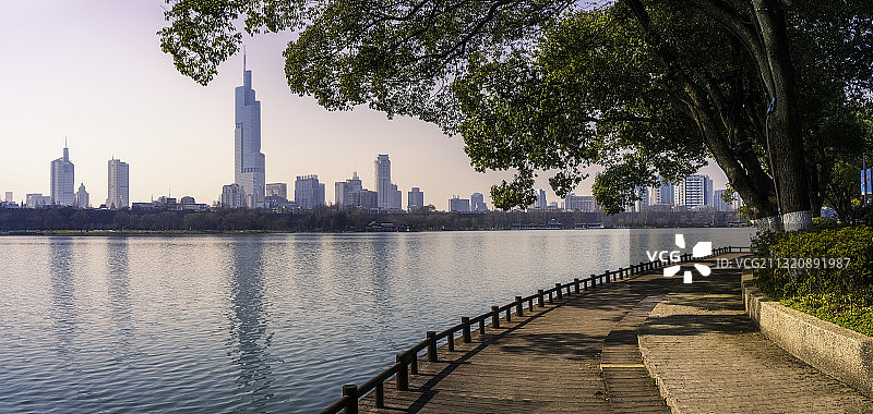 南京玄武湖风光图片素材