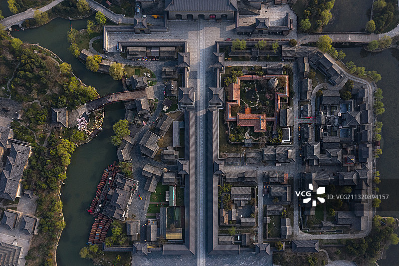 襄阳唐城影视基地图片素材