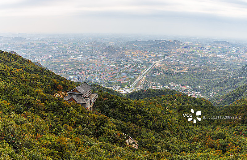 盘山远眺图片素材