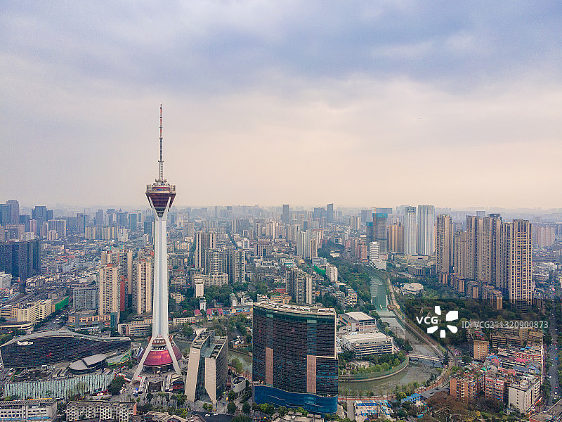 成都339电视塔图片素材