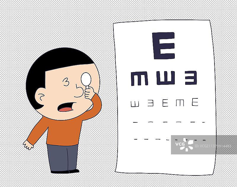 元素：看视力表图片素材