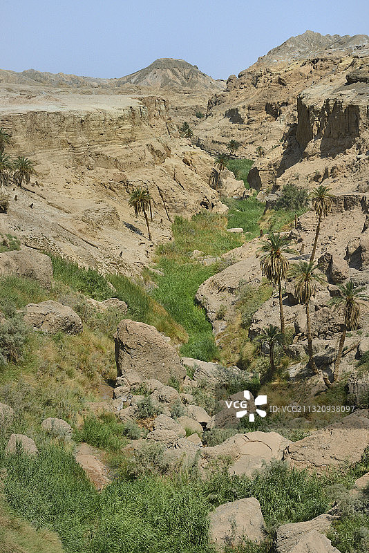 伊朗克尔曼省联合国教科文组织世界遗产卢特沙漠卡什特绿洲图片素材