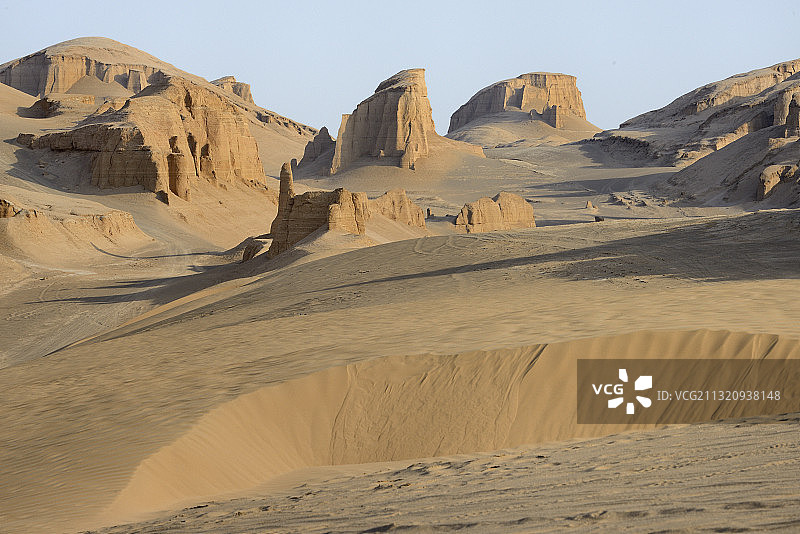 伊朗克尔曼省卢特沙漠，联合国教科文组织世界遗产图片素材