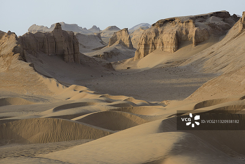 伊朗克尔曼省卢特沙漠，联合国教科文组织世界遗产图片素材