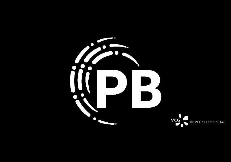 p b 字母logo设计图片素材