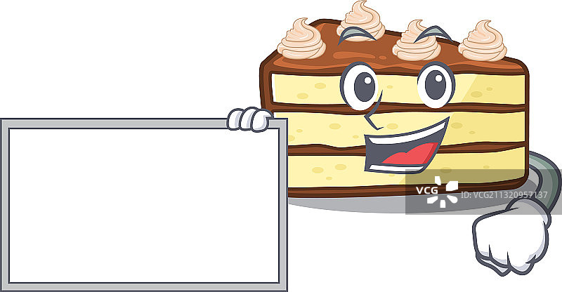 卡通人物巧克力切片蛋糕设计图片素材