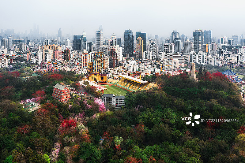 越秀山～老广三件套图片素材