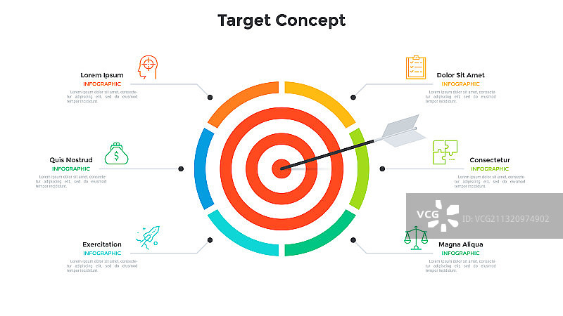 扁平风格信息图模板图片素材