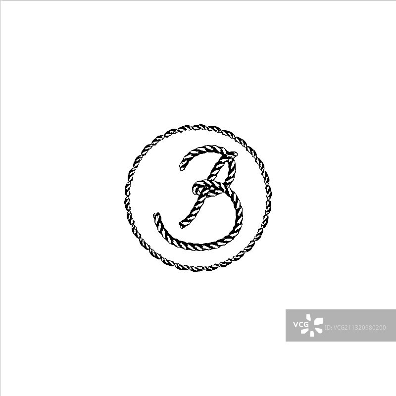 B字母创意Logo设计图片素材