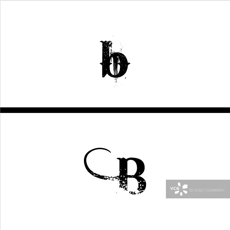 B字母创意Logo设计图片素材