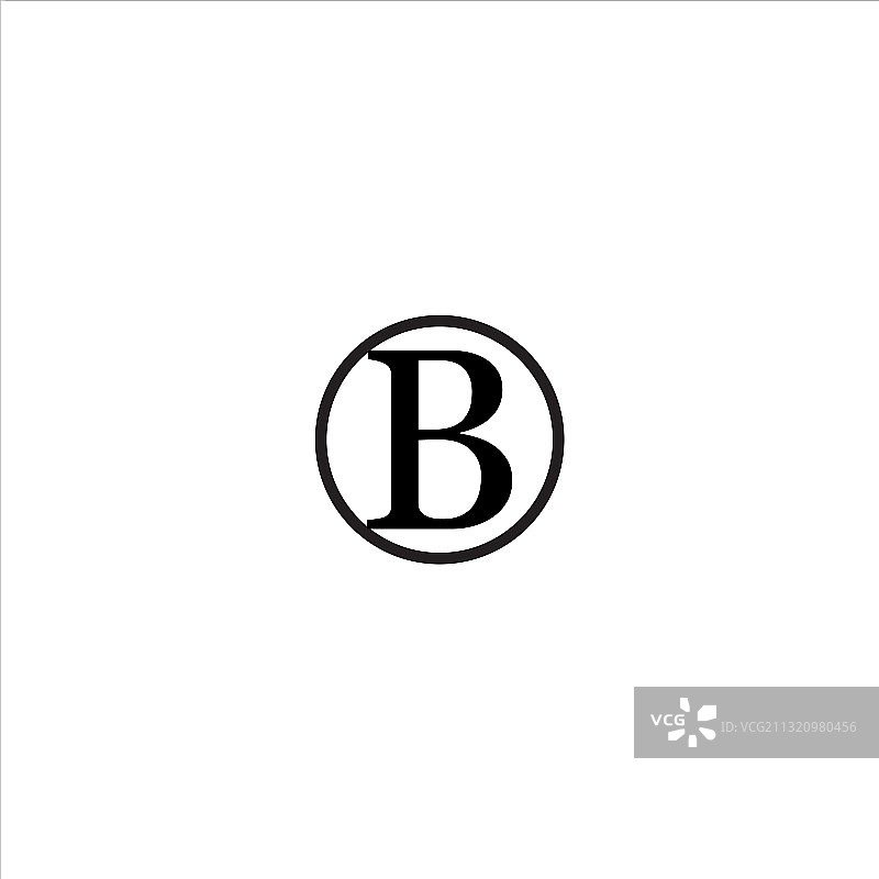 B字母创意Logo设计图片素材