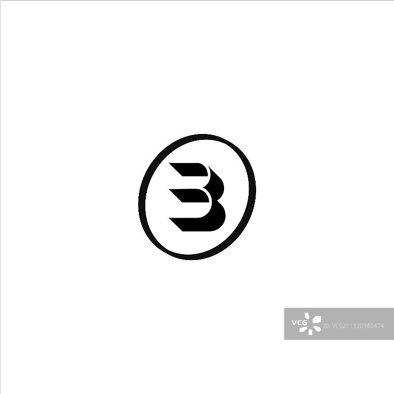 B字母创意Logo设计图片素材