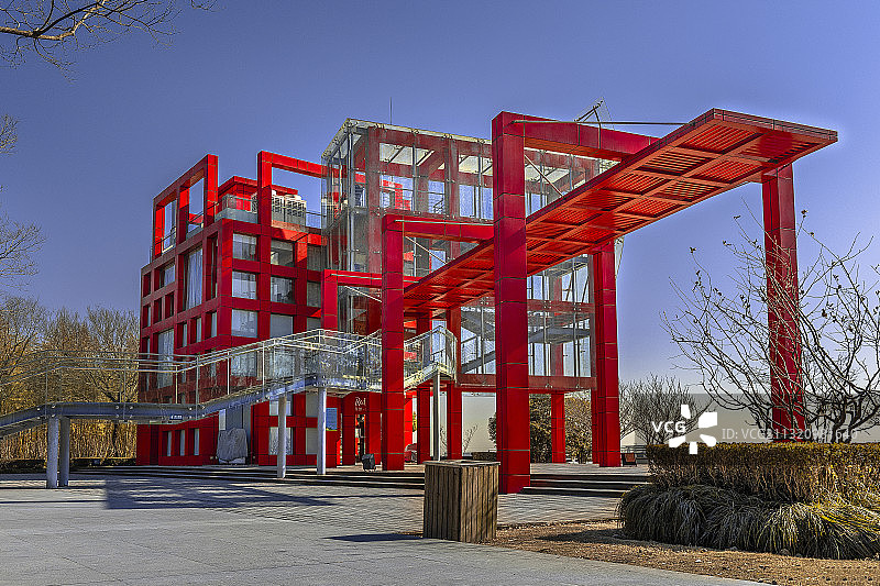 闵行滨江湿地公园图片素材