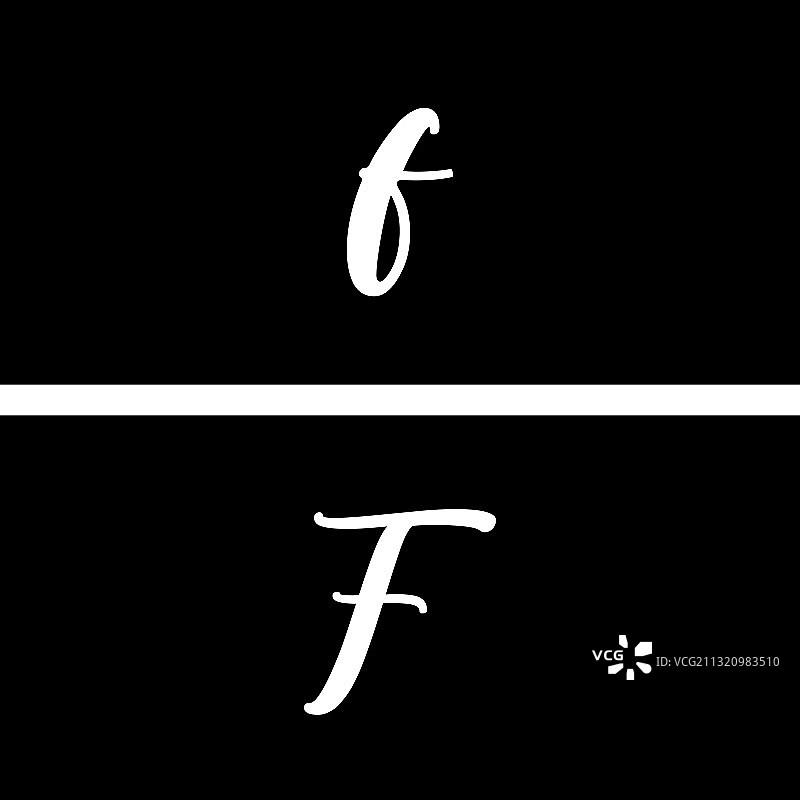f字母标志徽章设计图片素材