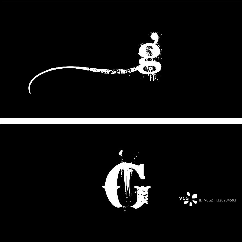 G字母标志抽象设计图片素材