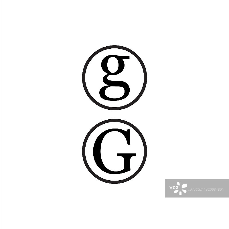 G字母标志抽象设计图片素材