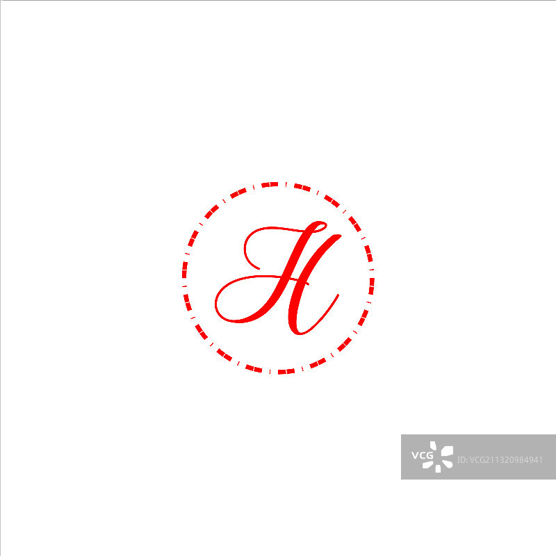 H字母logo图案设计图片素材