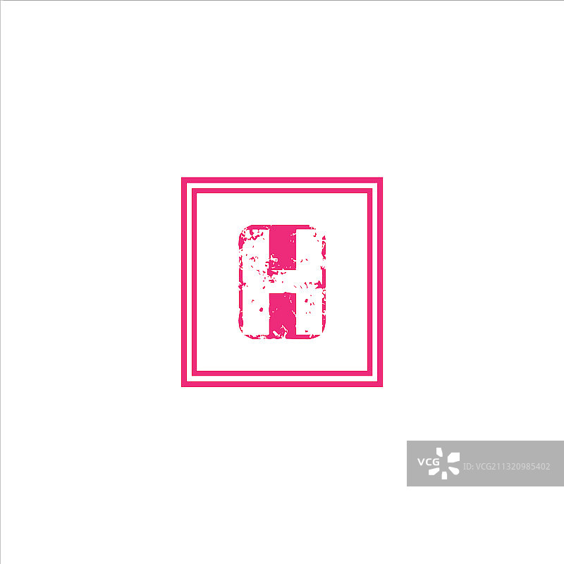H字母logo图案设计图片素材