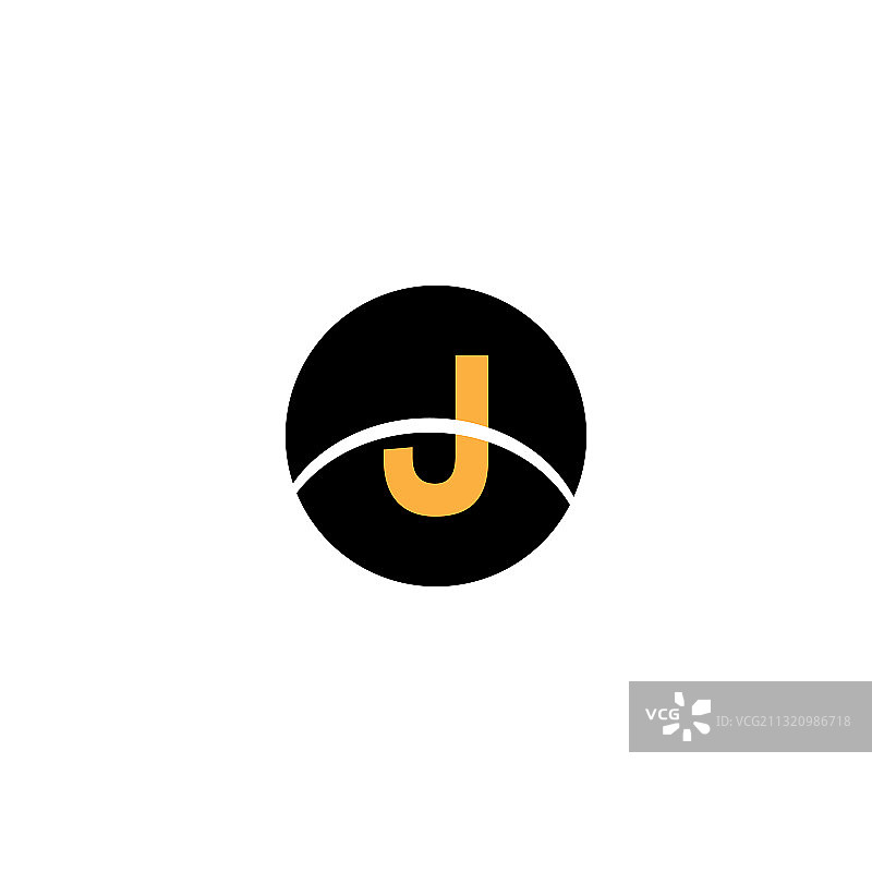 J字母标志图案设计图片素材
