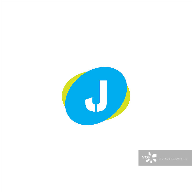 J字母标志图案设计图片素材