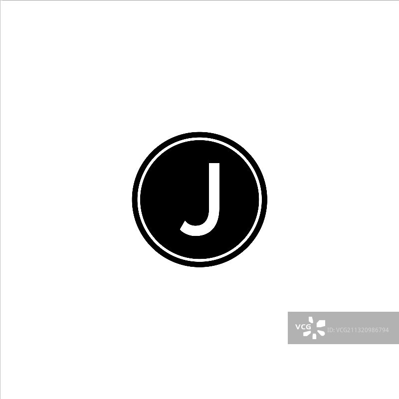 J字母标志图案设计图片素材