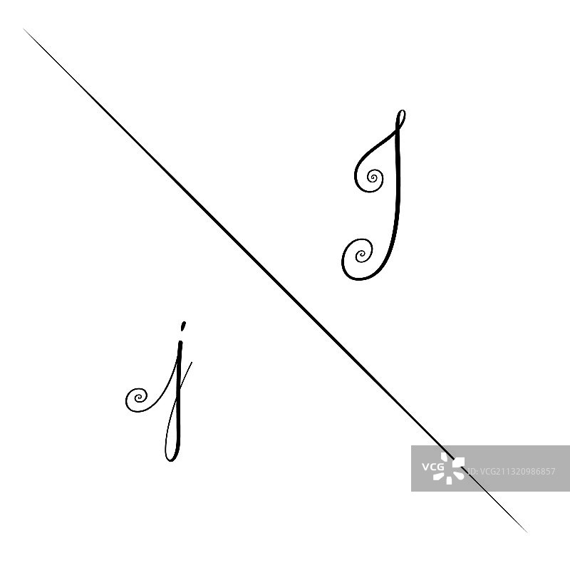J字母标志图案设计图片素材
