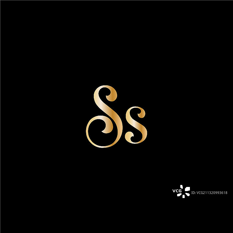 字母S标志徽章设计图片素材