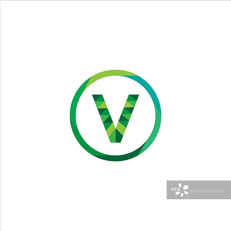 V字标志组合设计图片素材