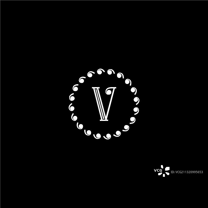 V字标志组合设计图片素材