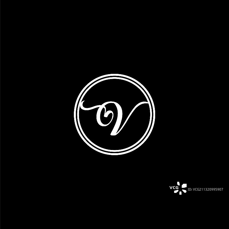 V字标志组合设计图片素材