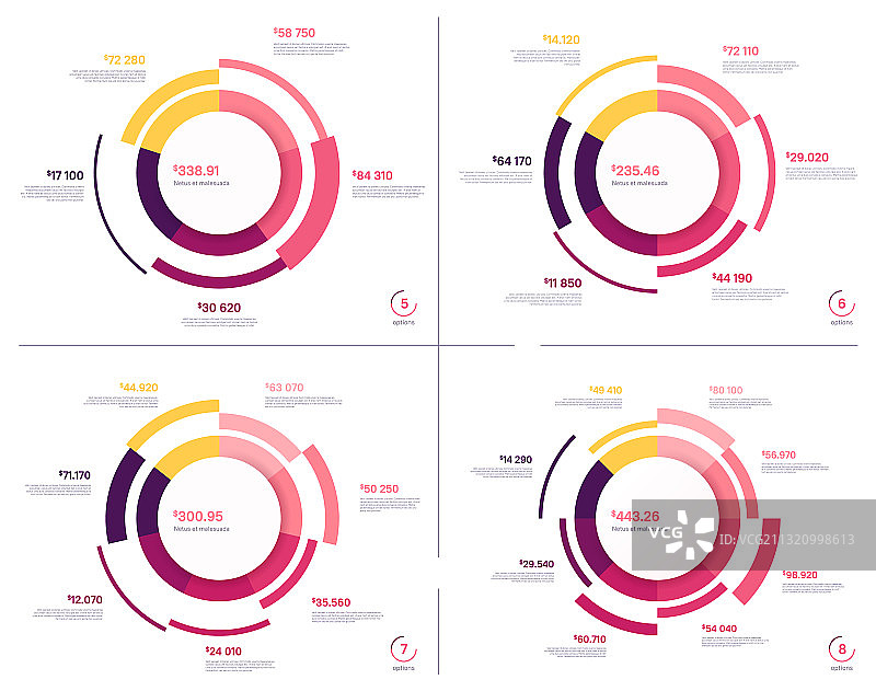 圆形图表设计模板图片素材