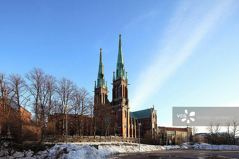 芬兰教堂图片素材