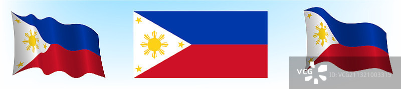 菲律宾共和国国旗图案图片素材