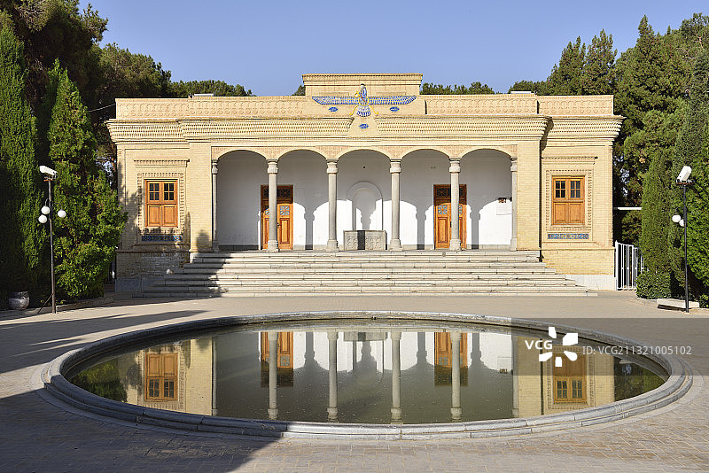 伊朗亚兹德：琐罗亚斯德教圣火 Temple图片素材