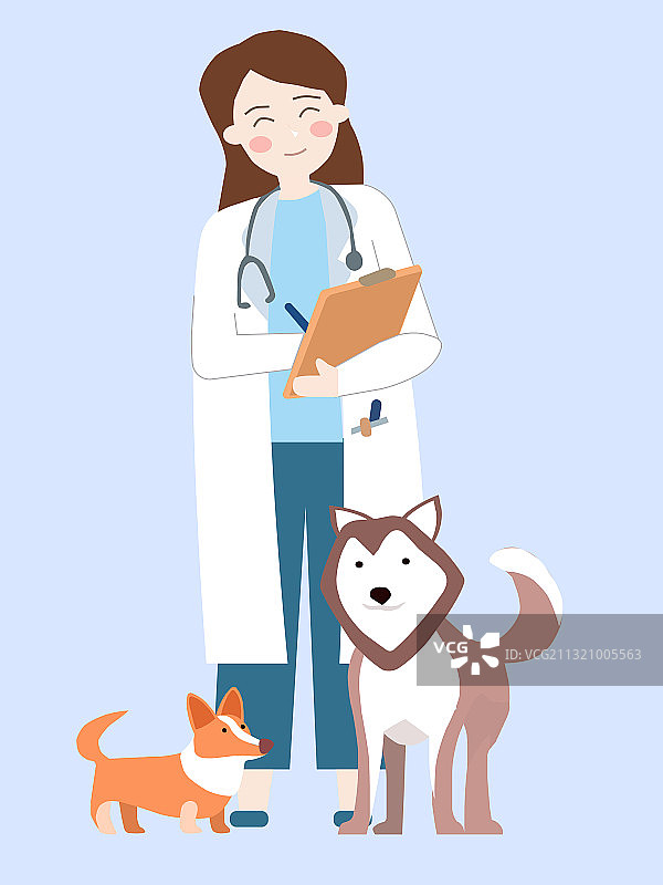 兽医与动物图表图片素材