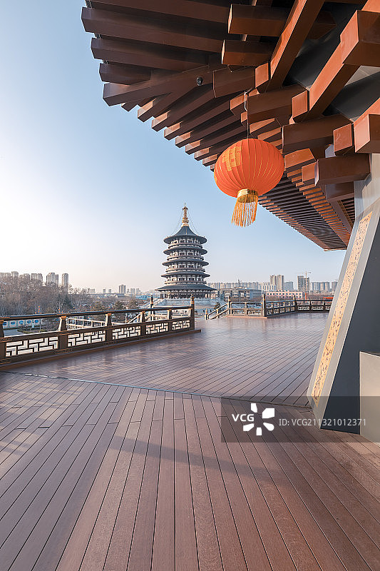 河南省洛阳隋唐城国家遗址公园天堂明堂景区图片素材