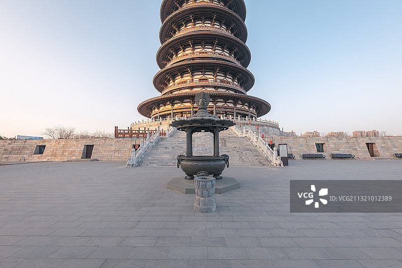 河南省洛阳隋唐城国家遗址公园天堂明堂景区图片素材
