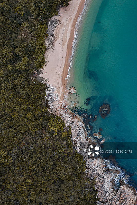 杨梅坑无人沙滩图片素材