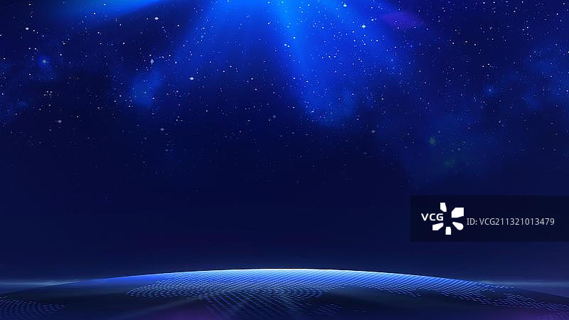 大气蓝色背景图片素材