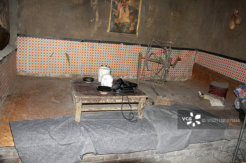 河北保定冉庄地道战遗址抗战堡垒院图片素材