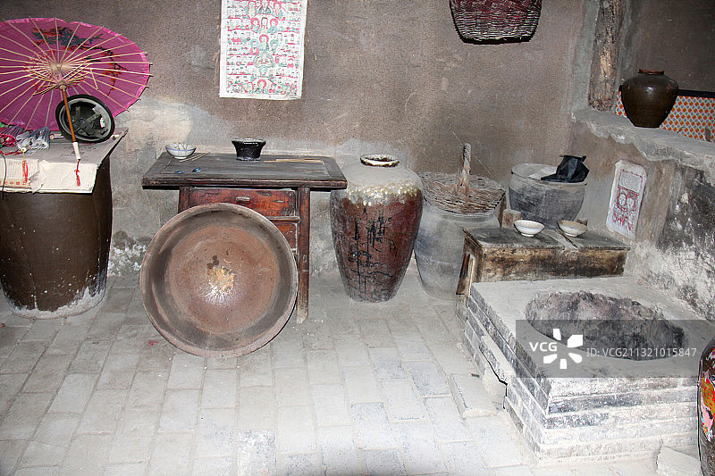 河北保定冉庄地道战遗址抗战堡垒院图片素材