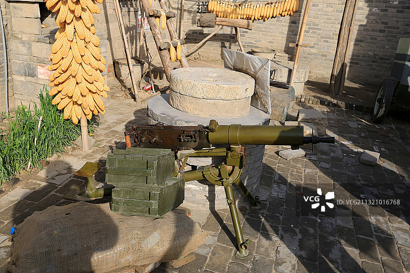 河北保定冉庄地道战遗址冉庄村公所图片素材