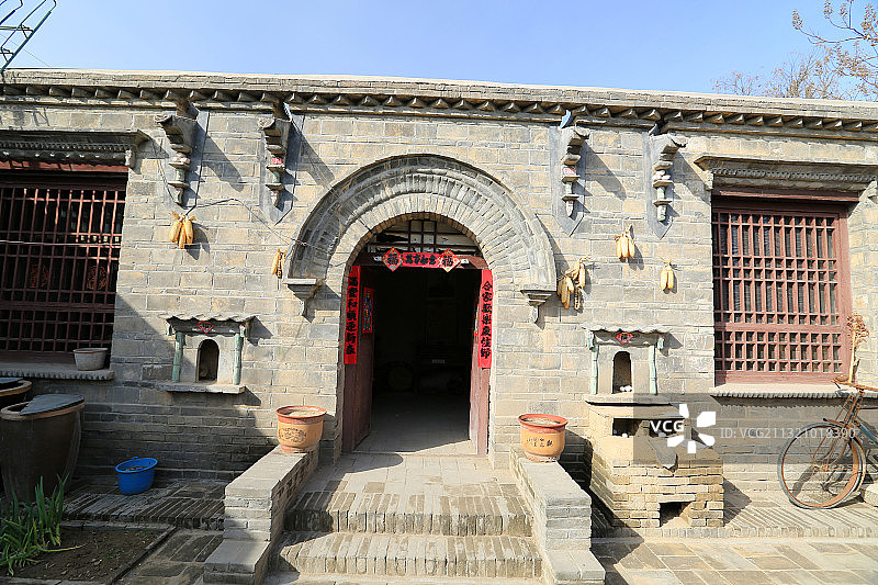 河北保定冉庄地道战遗址王霞故居图片素材