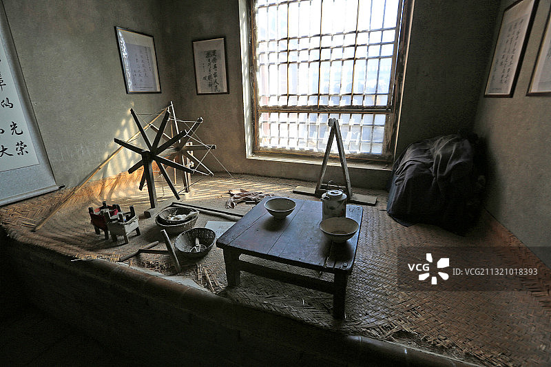 河北保定冉庄地道战遗址王霞故居图片素材