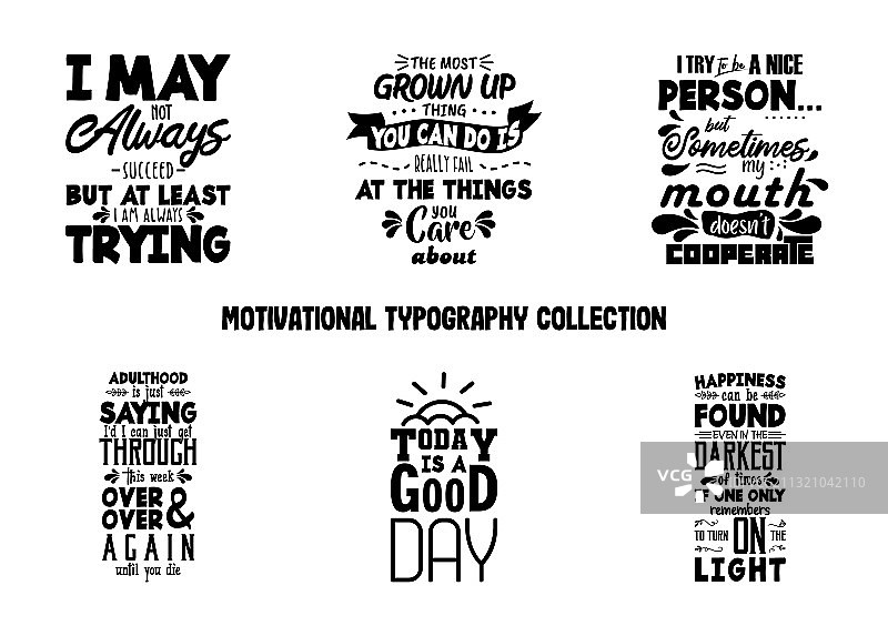 手写励志语录图片素材