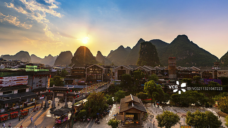 阳朔印象图片素材