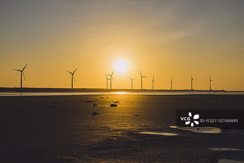 去一次台中，一定要去的高美湿地！图片素材