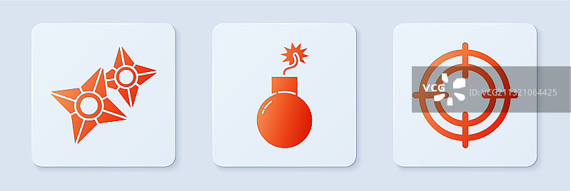 即将爆炸的炸弹、日式忍者手里剑图片素材