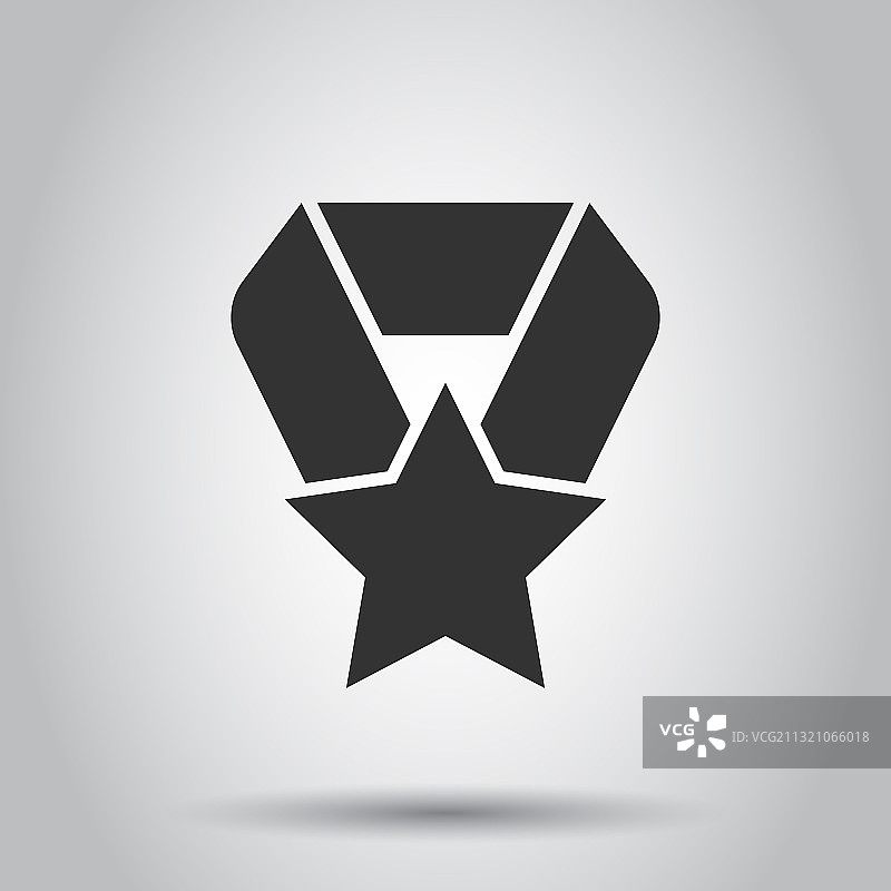 扁平风格奖牌图标图片素材