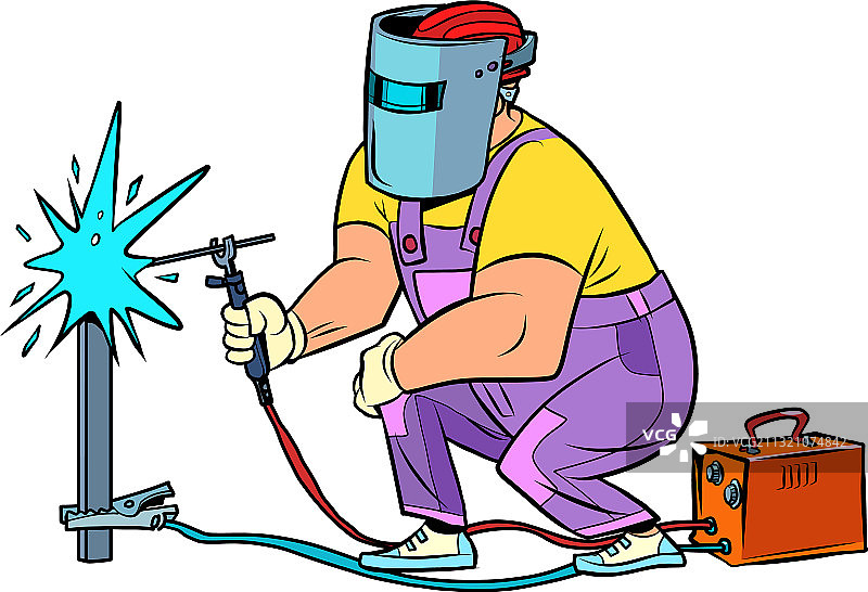 焊工焊接材料结构图片素材